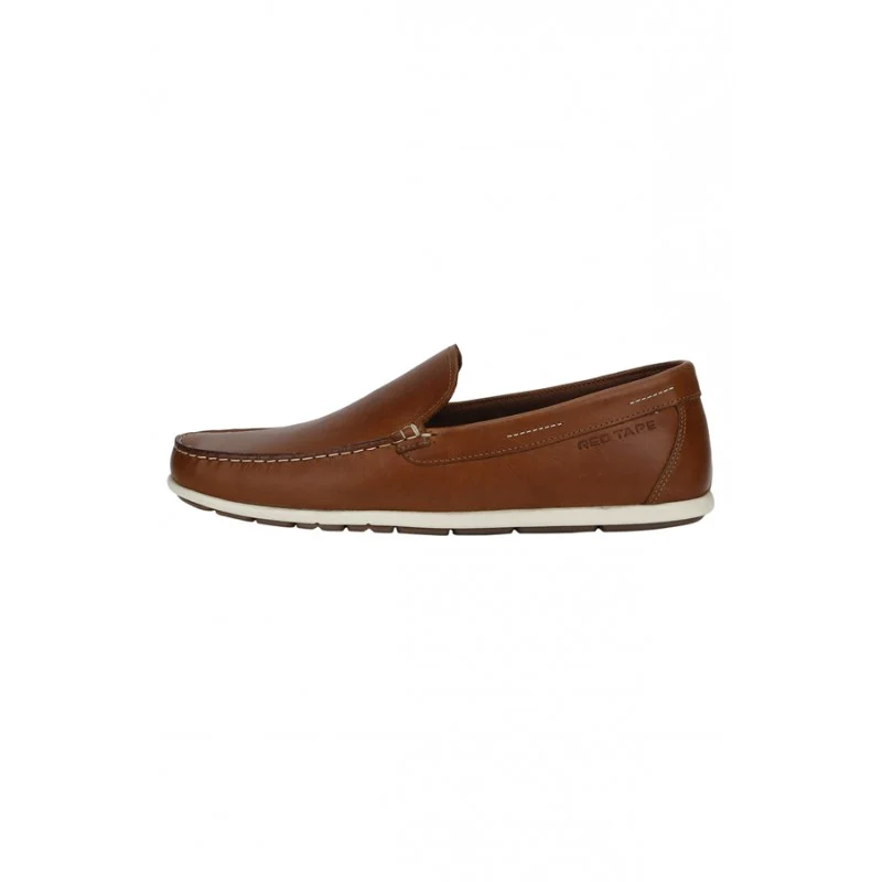 Men Tan Loafers - Image 3