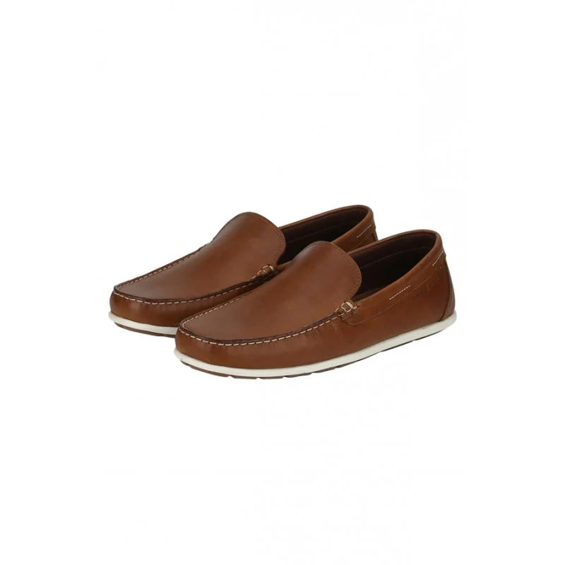 Men Tan Loafers - Image 4