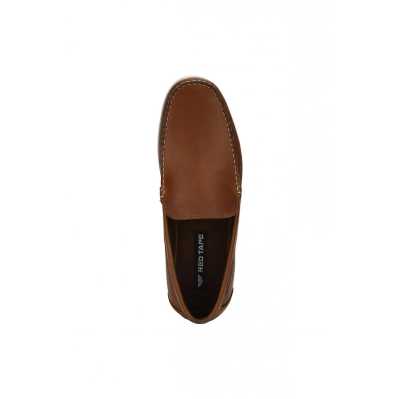 Men Tan Loafers - Image 5