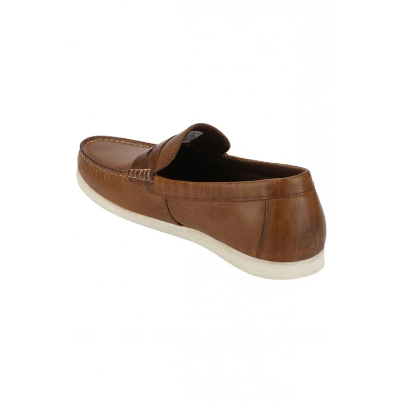 Men Tan Loafers - Image 2