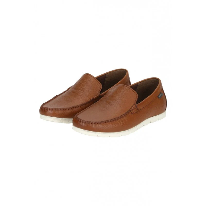 Men Tan Loafers - Image 3