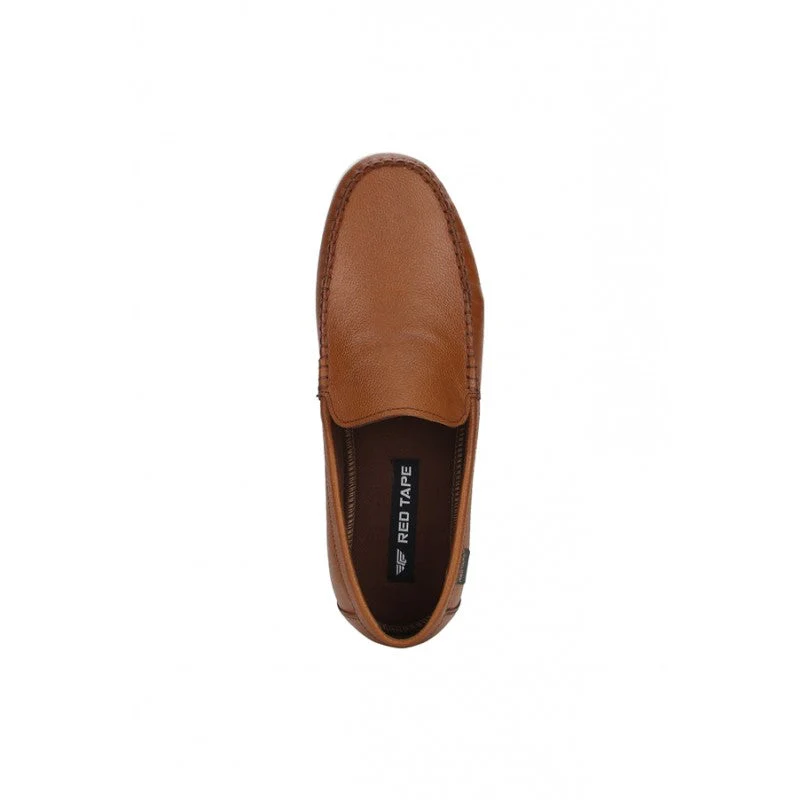 Men Tan Loafers - Image 6