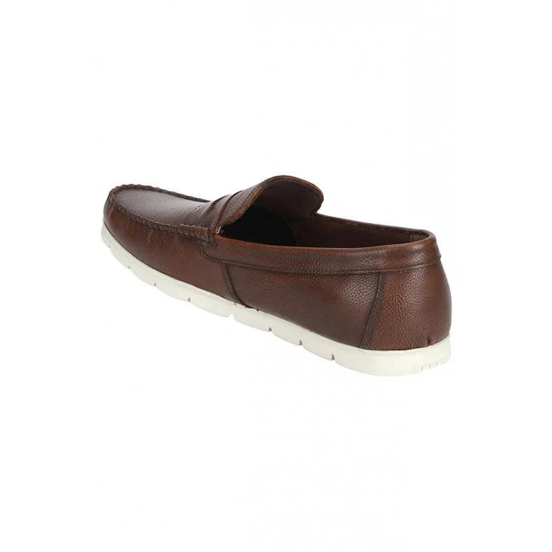 Men Tan Loafers - Image 5