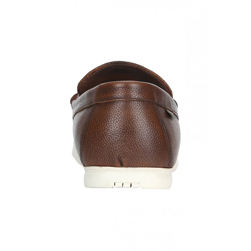 Men Tan Loafers - Image 6