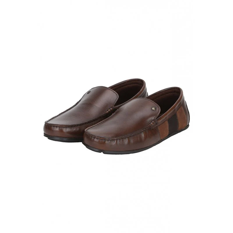 Men Tan Loafers - Image 3