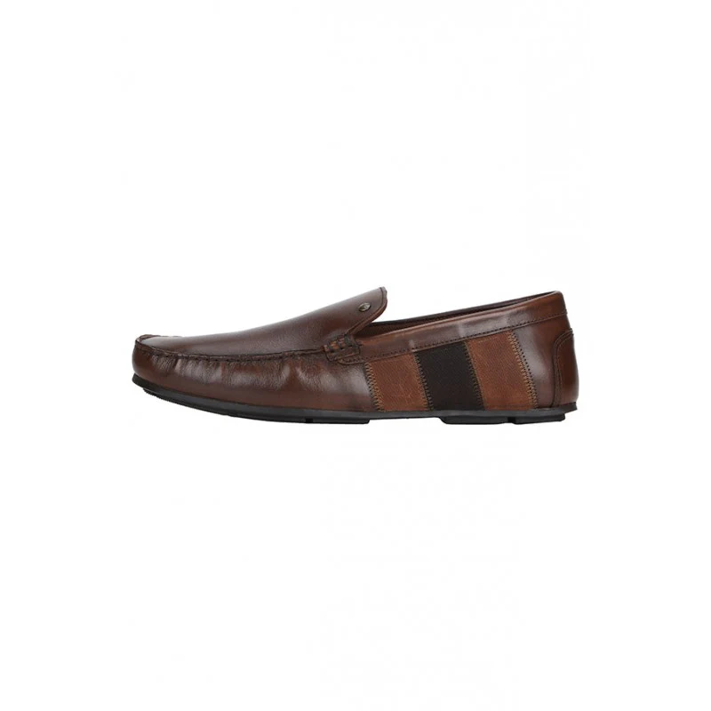 Men Tan Loafers - Image 4