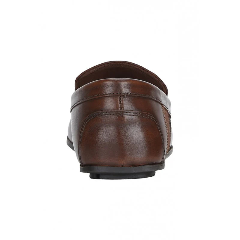 Men Tan Loafers - Image 6