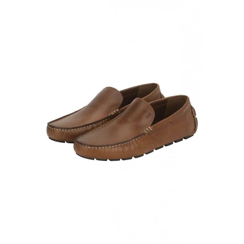 Men Tan Loafers - Image 5