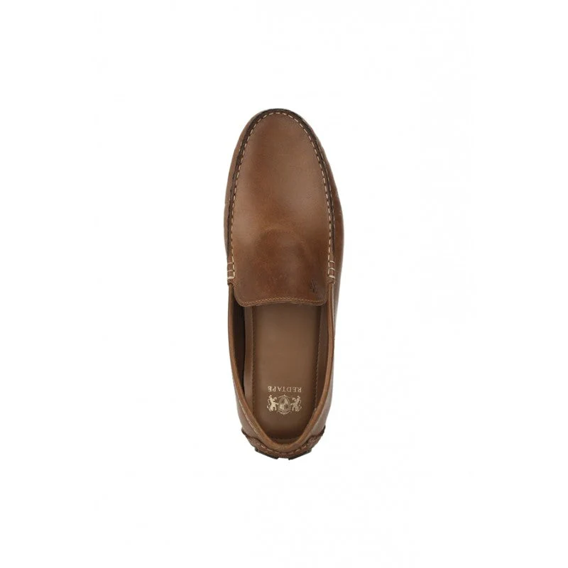Men Tan Loafers - Image 6