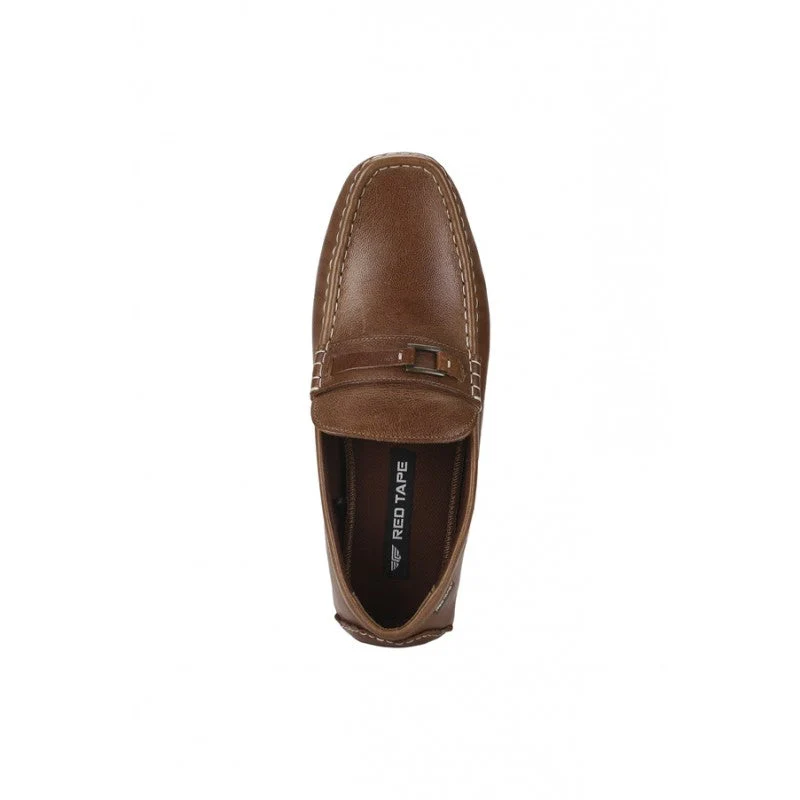 Men Tan Loafers - Image 6