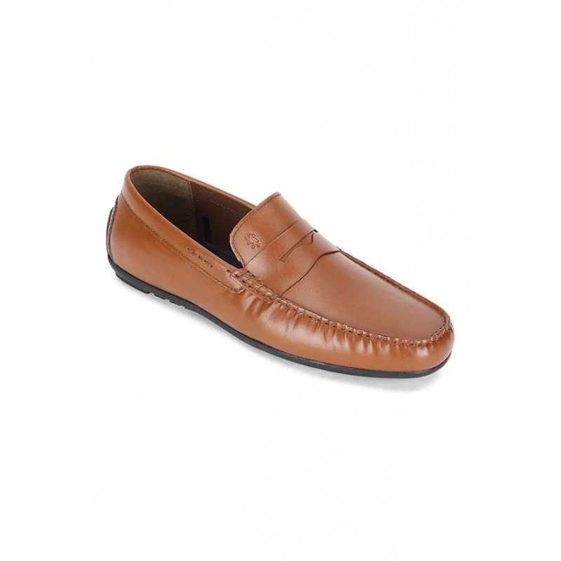 Men Tan Loafers - Image 2