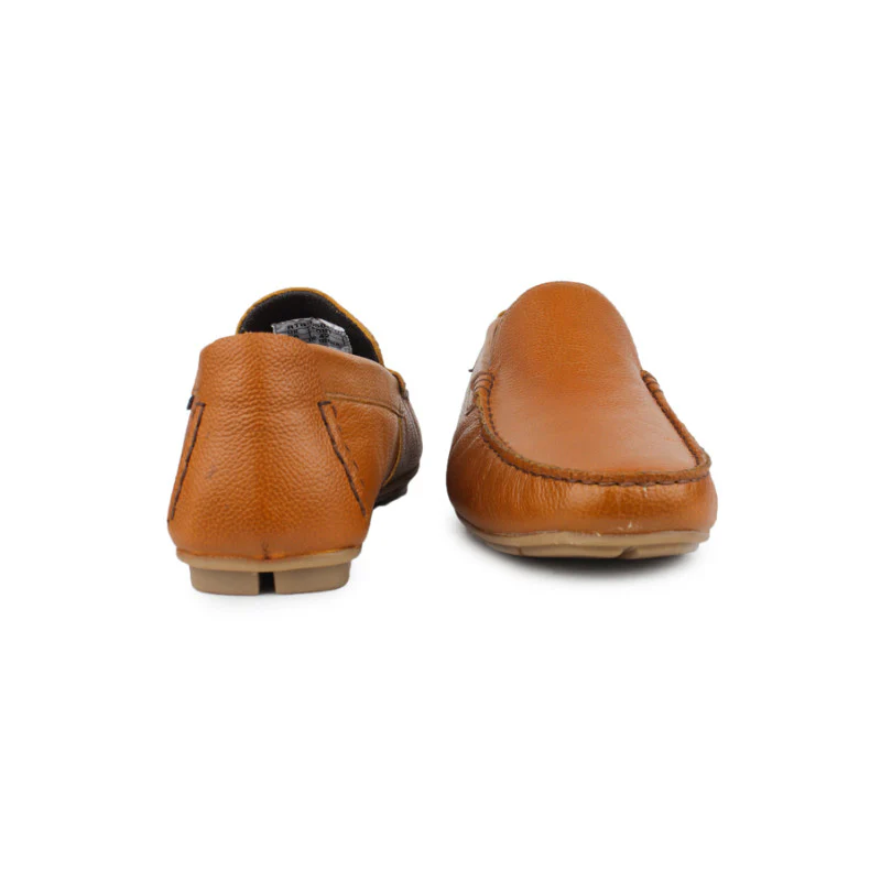 Men Tan Loafers - Image 6