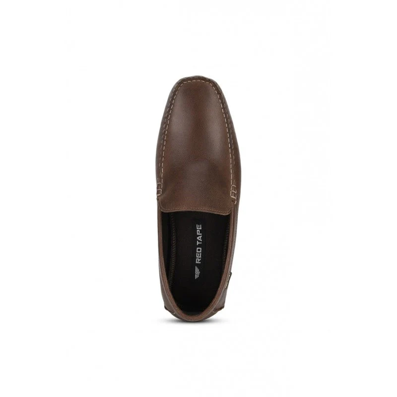 Men Tan Loafers - Image 5