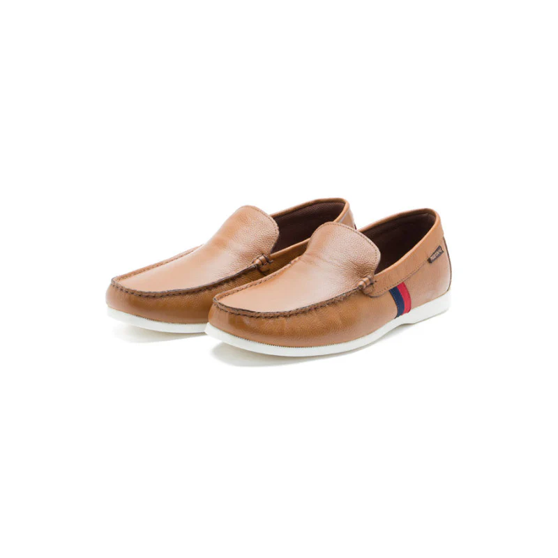 Men Tan Loafers - Image 4