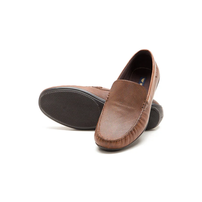 Men Tan Loafers - Image 3