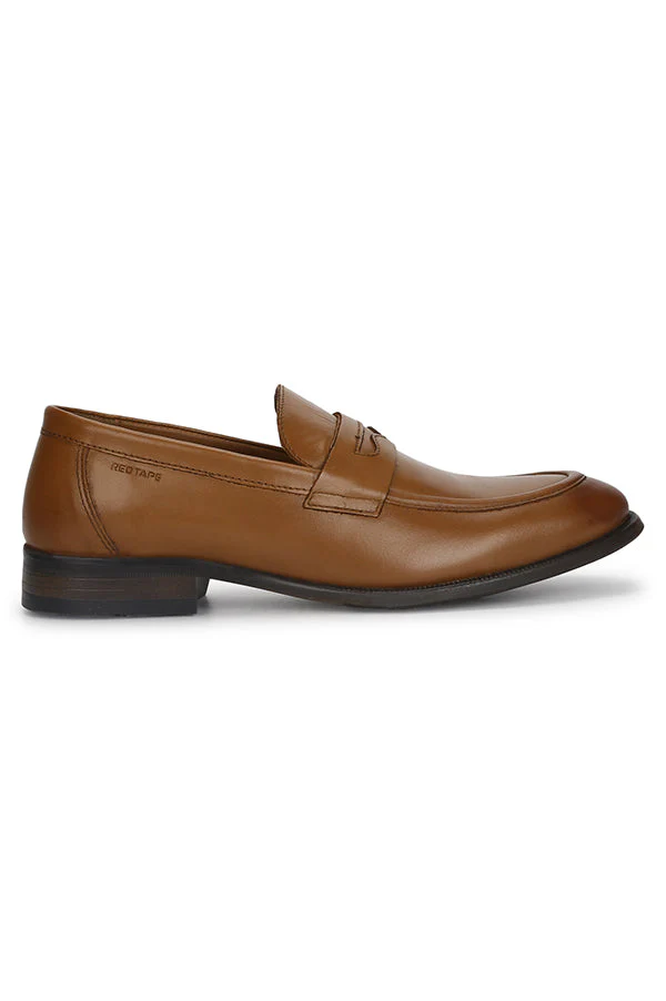 Men Tan Loafers - Image 2