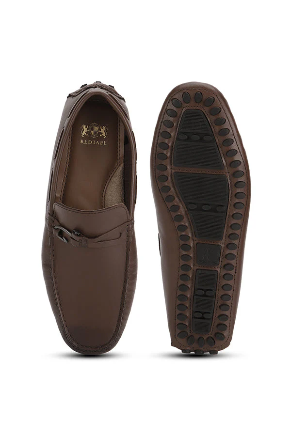 Men Tan Loafers - Image 5