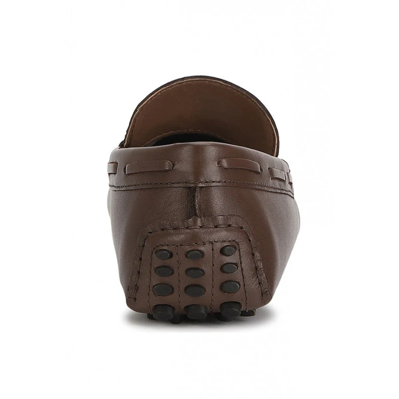 Men Tan Loafers - Image 6