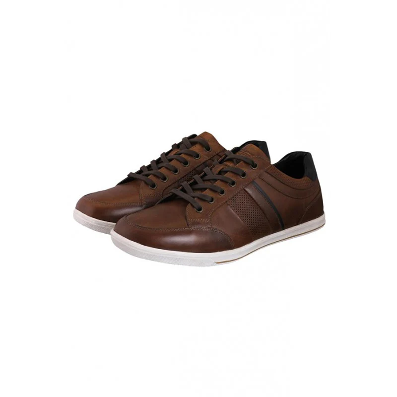 Men Tan Sneakers - Image 4