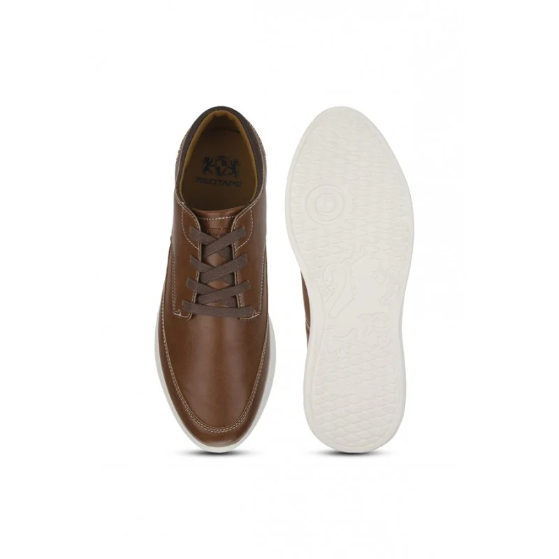 Men Tan Sneakers - Image 6
