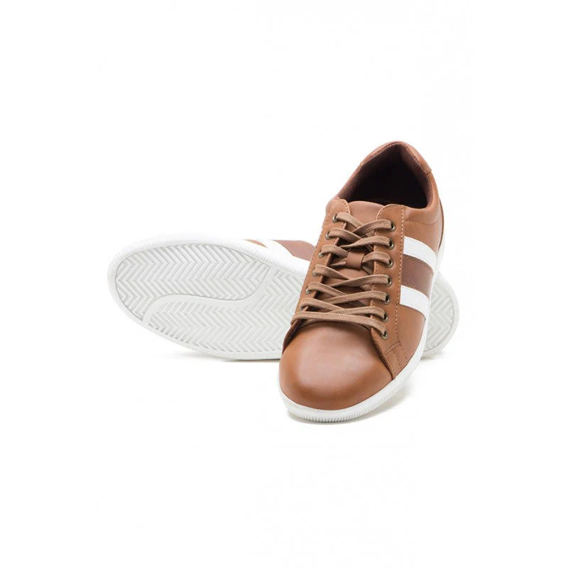 Men Tan Sneakers - Image 3