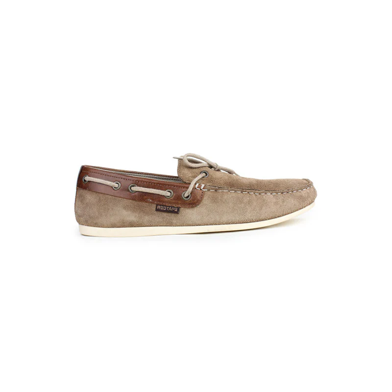 Men Taupe Loafers - Image 2