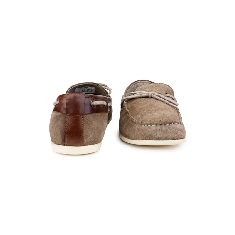 Men Taupe Loafers - Image 5