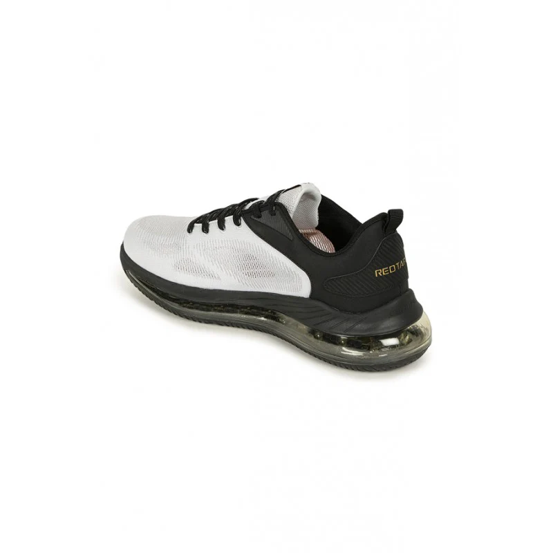 Men White & Black Walking Shoes - Image 2