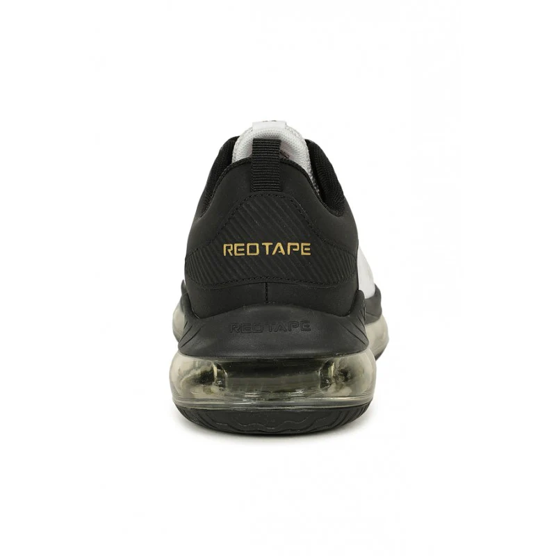 Men White & Black Walking Shoes - Image 5