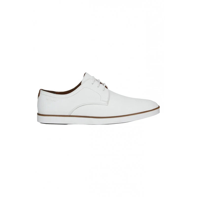 Men White Derby Shoes - Image 2