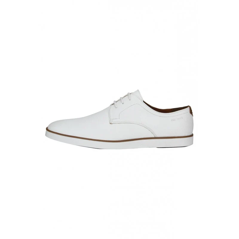 Men White Derby Shoes - Image 3