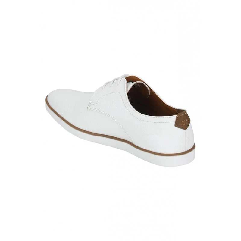 Men White Derby Shoes - Image 5