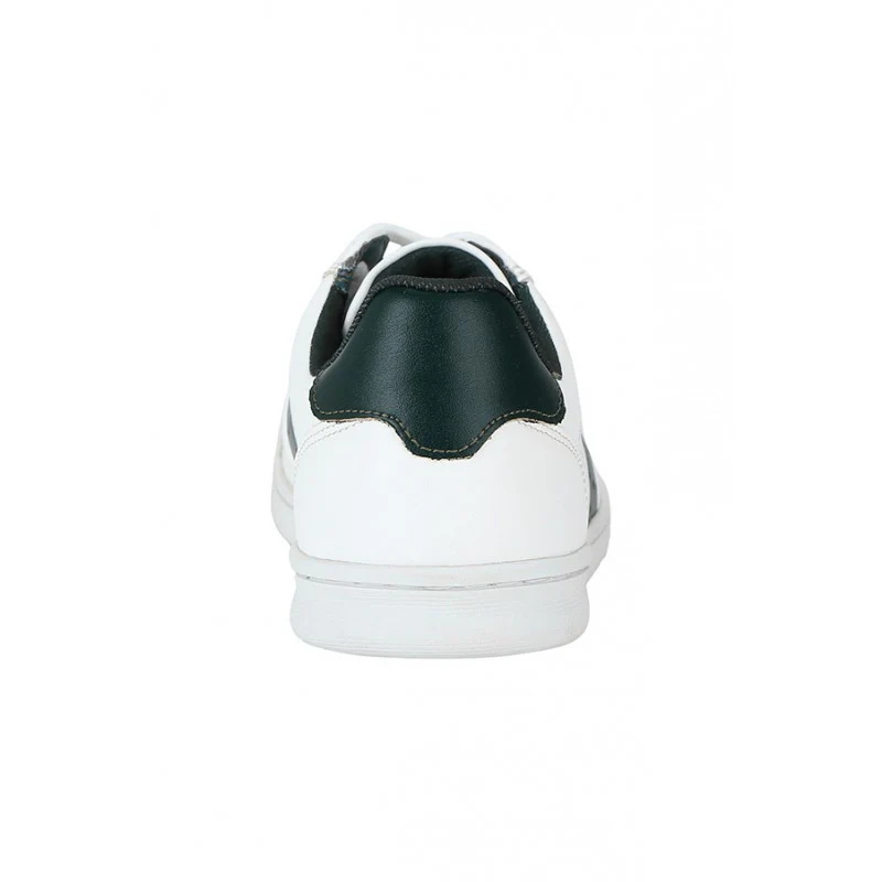 Men White & Green Sneakers - Image 6