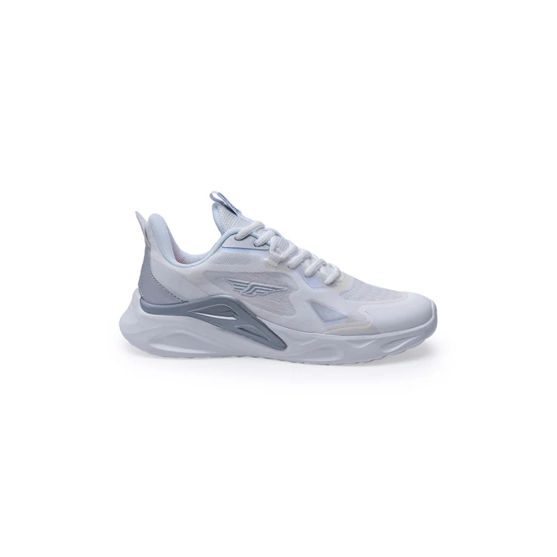 Men White & Grey Walking Shoes - Image 3