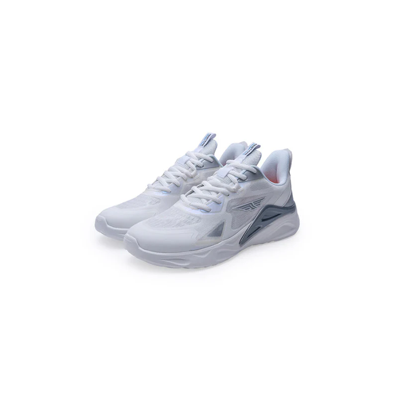 Men White & Grey Walking Shoes - Image 5