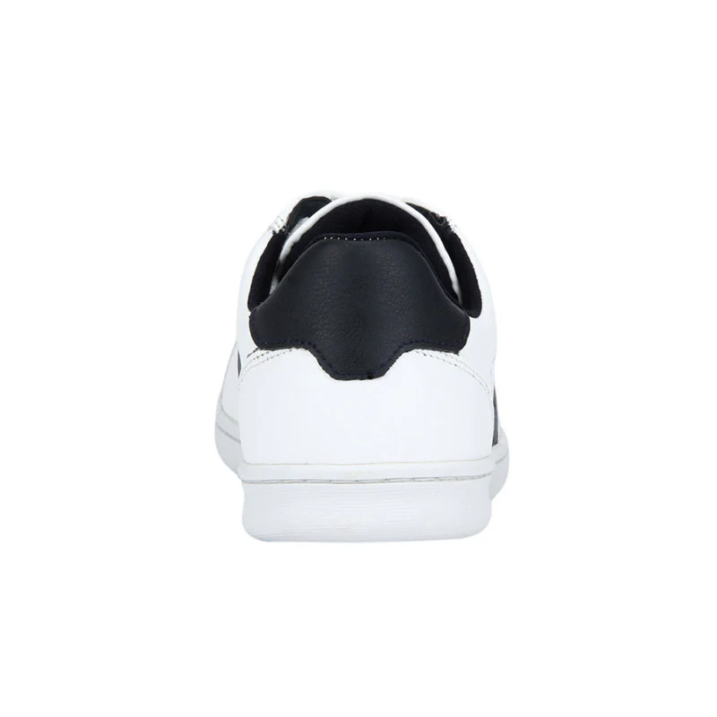 Men White & Navy Sneakers - Image 6