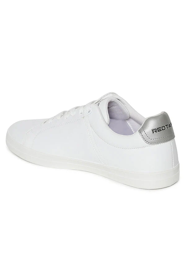 Men White & Silver Sneakers - Image 6