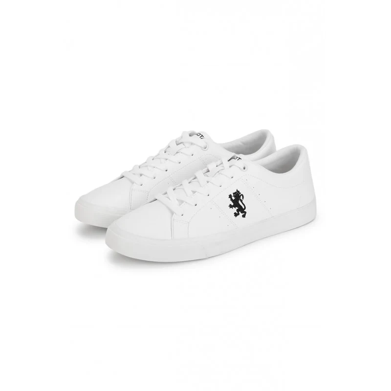 Men White Sneakers - Image 4