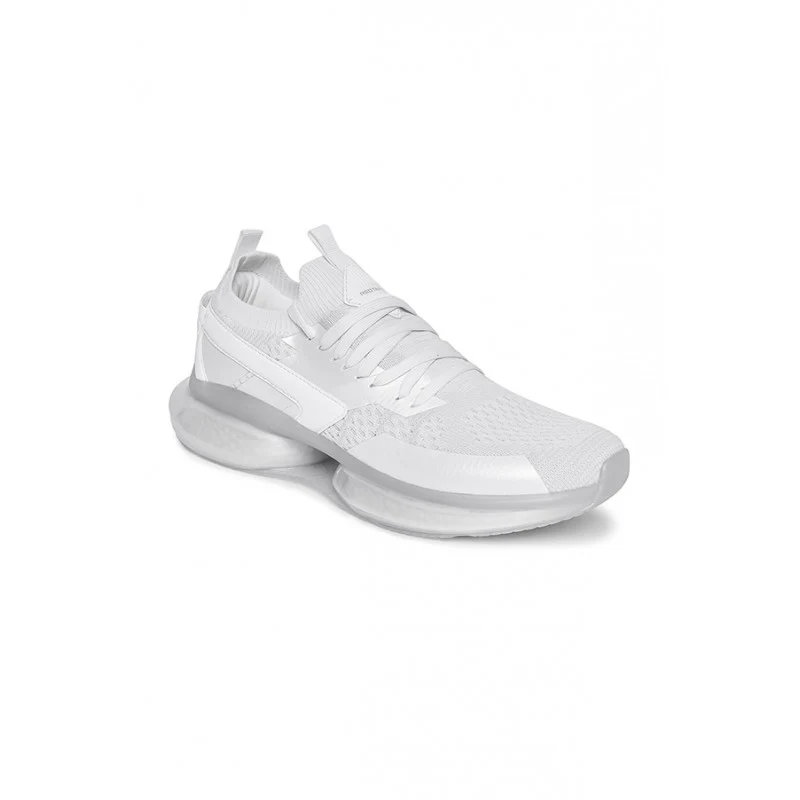 Men White Walking Shoes - Image 2