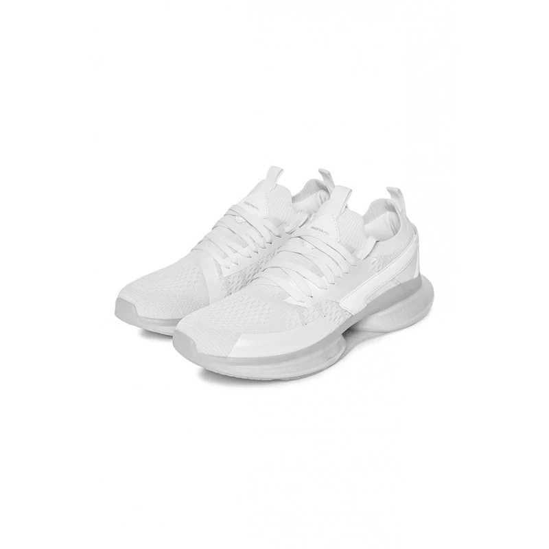 Men White Walking Shoes - Image 5