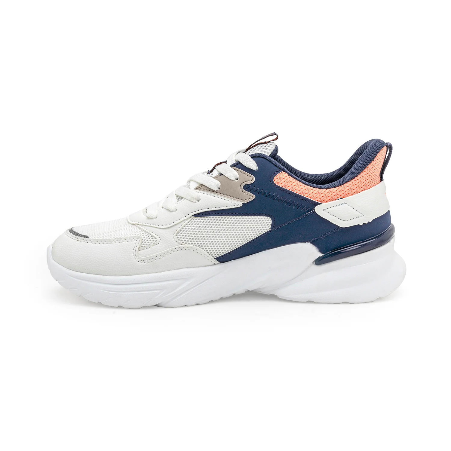 Men White Walking Shoes - Image 3