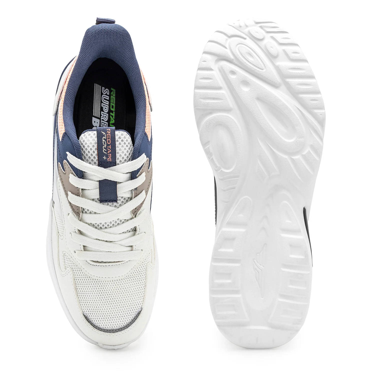 Men White Walking Shoes - Image 5