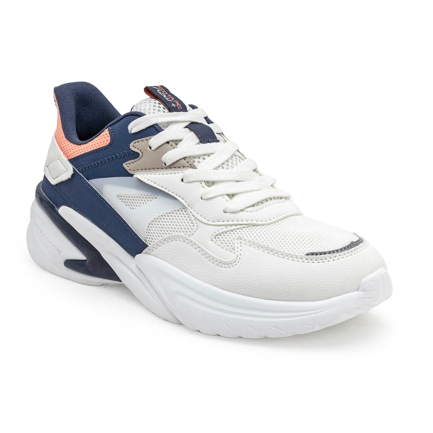 Men White Walking Shoes - Image 7