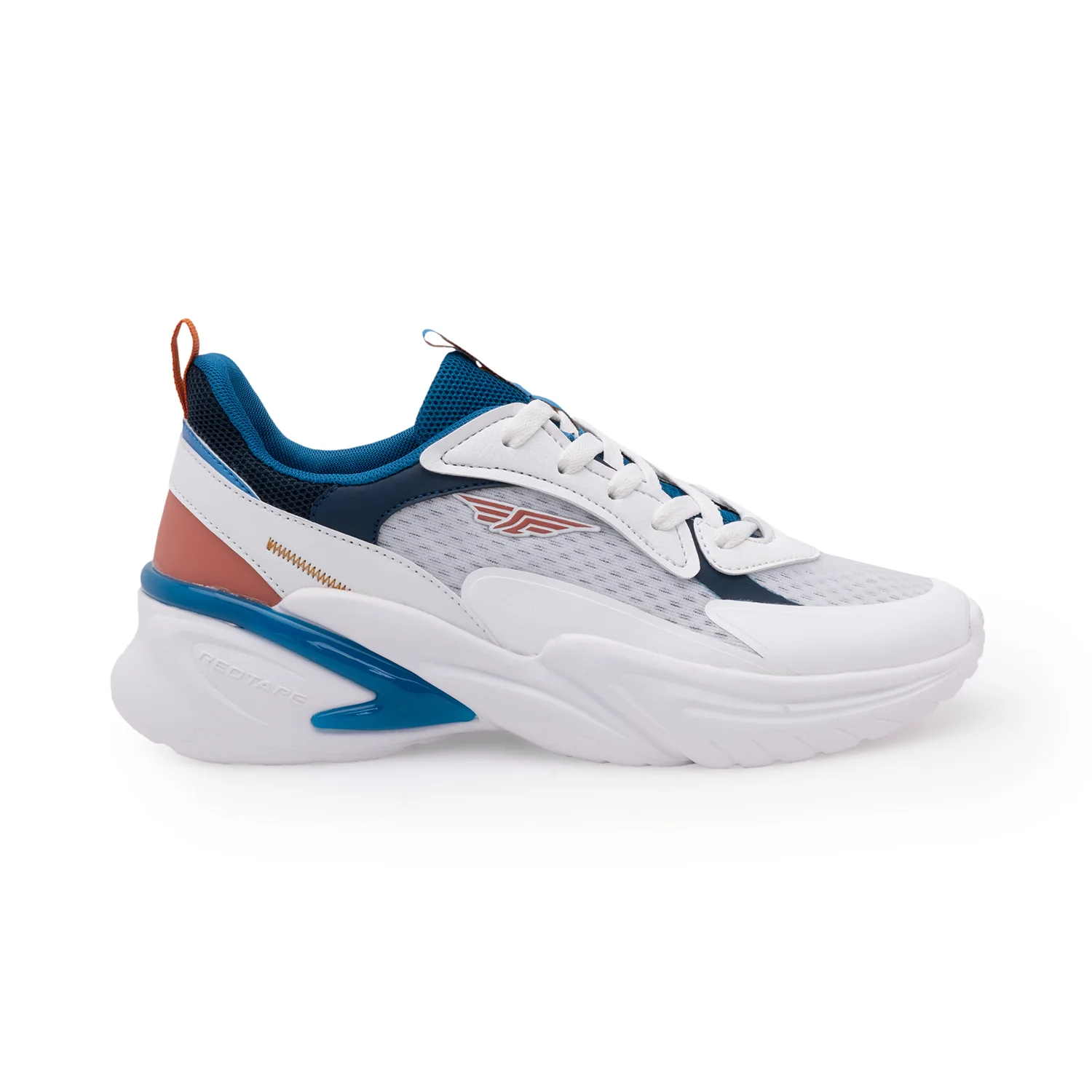 Men White Walking Shoes - Image 2