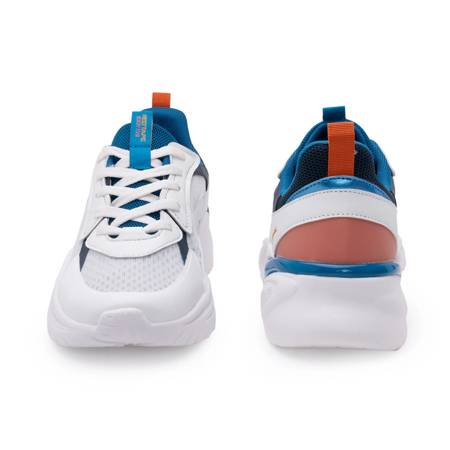 Men White Walking Shoes - Image 4