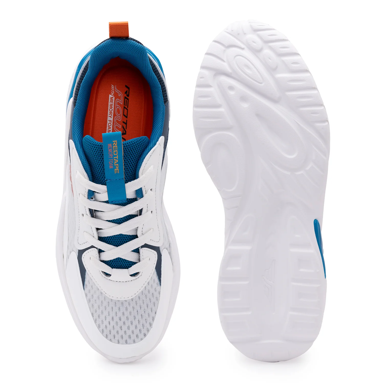 Men White Walking Shoes - Image 5