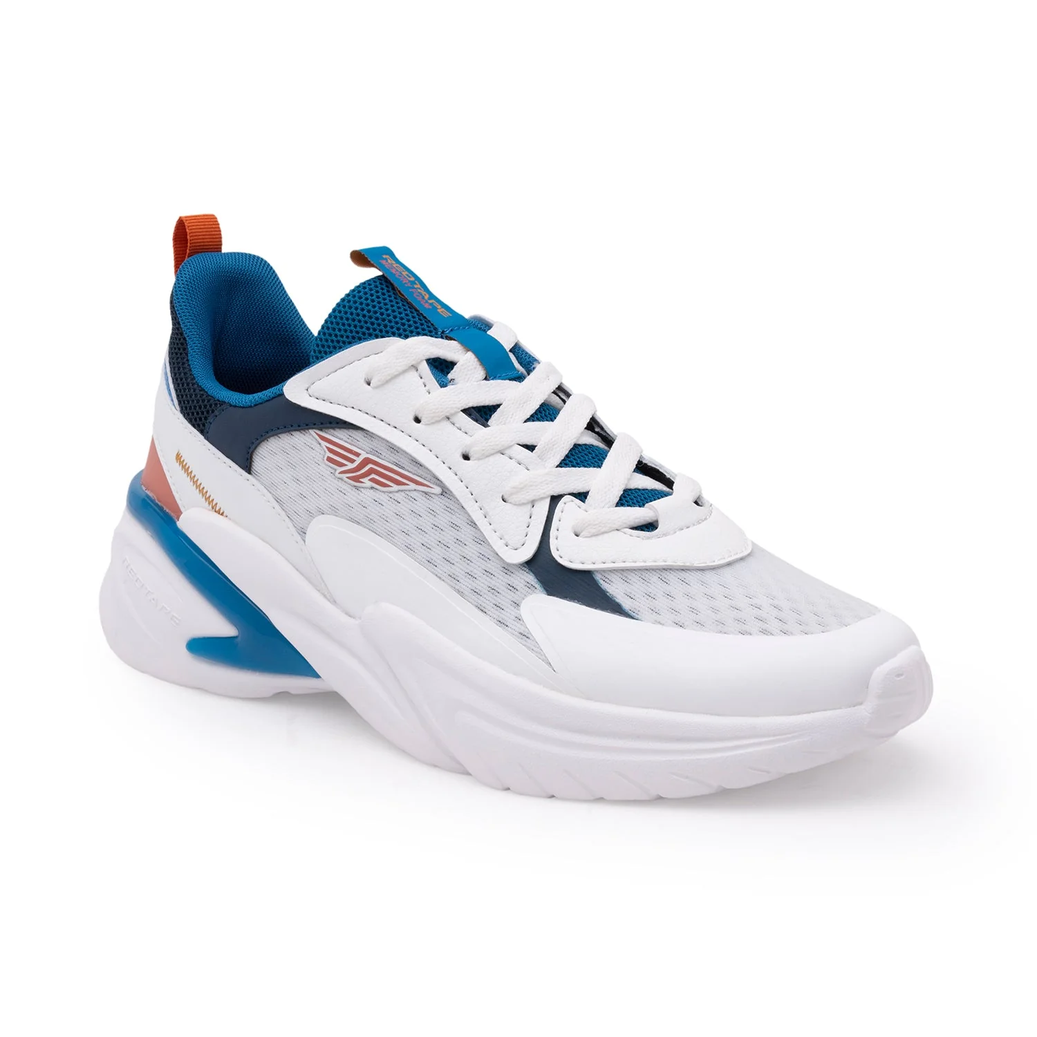 Men White Walking Shoes - Image 6
