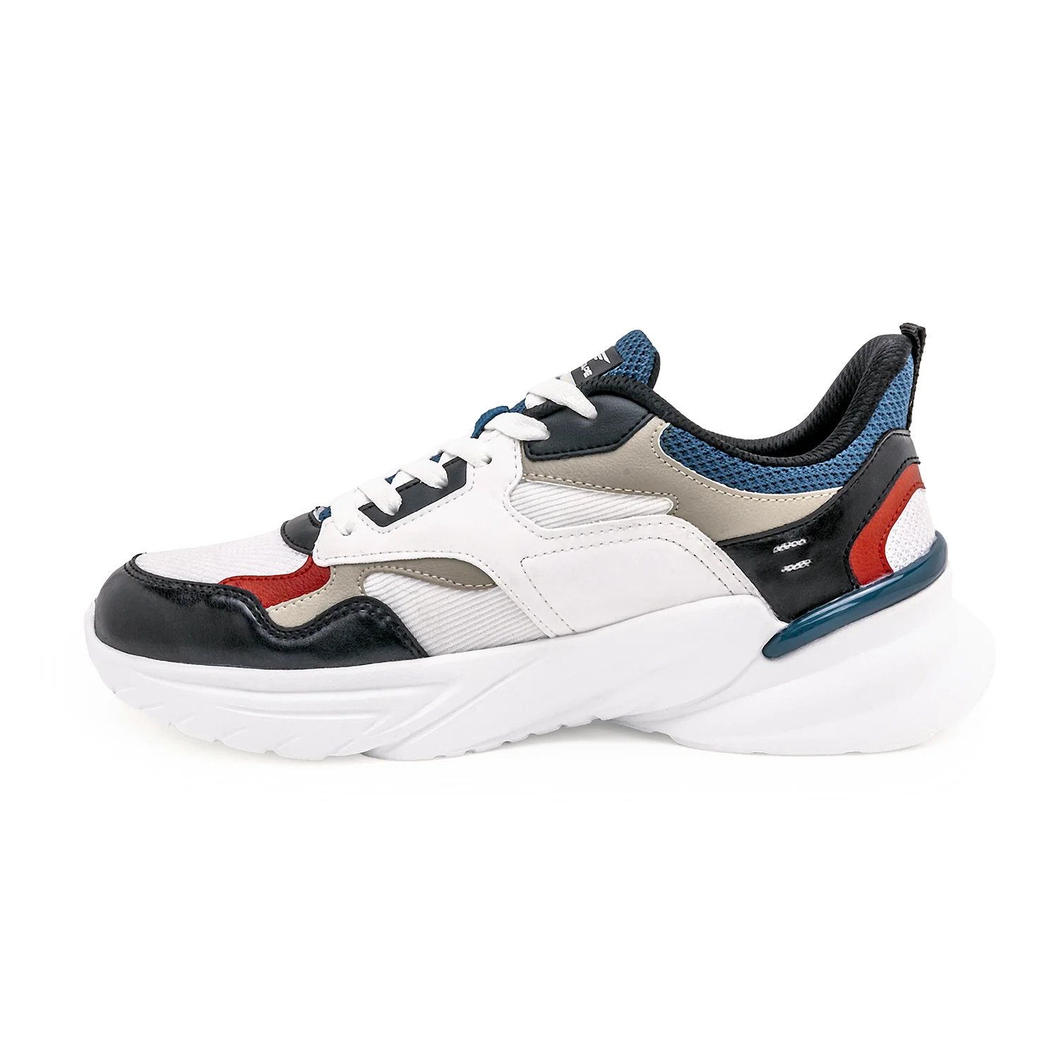 Men White Walking Shoes - Image 3