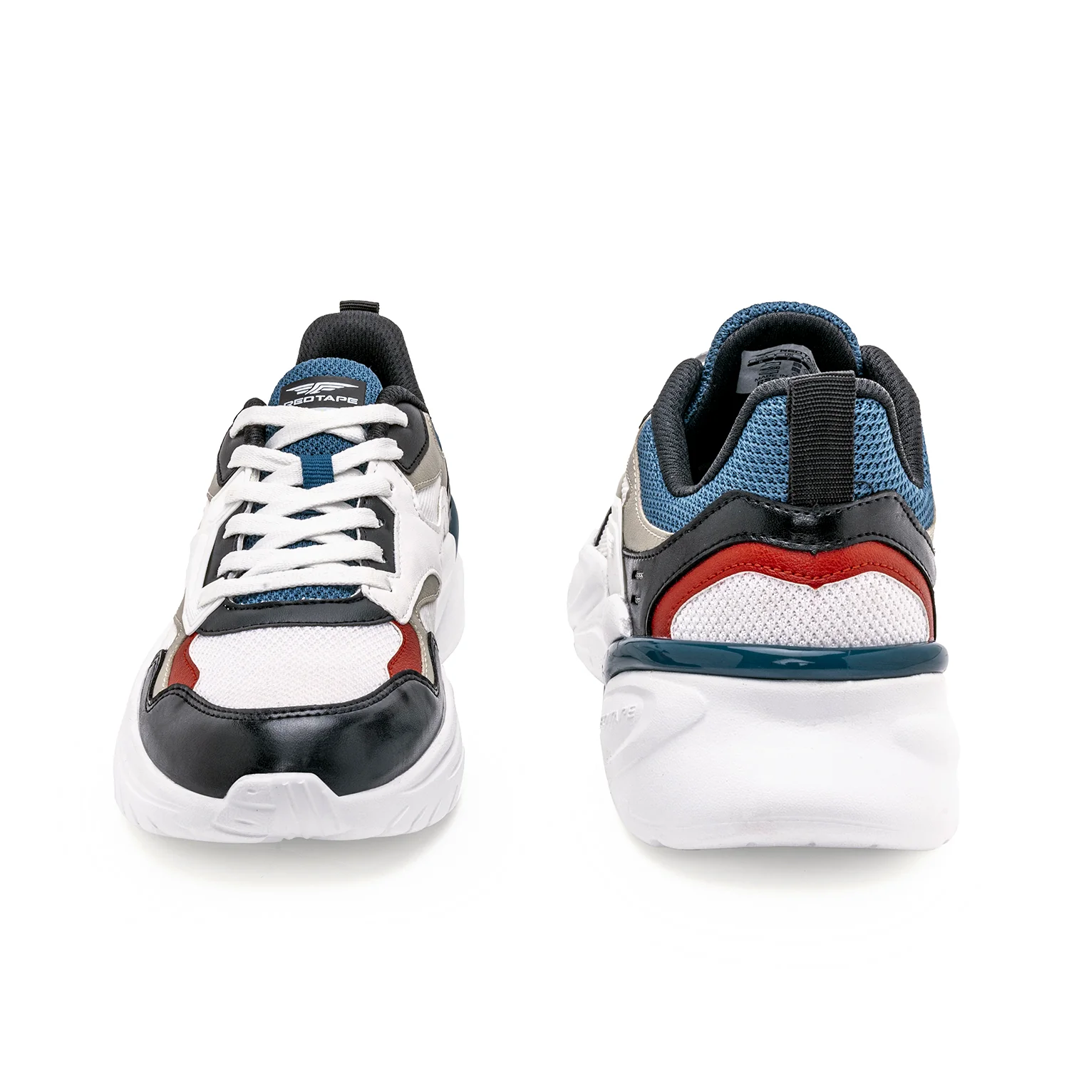 Men White Walking Shoes - Image 4