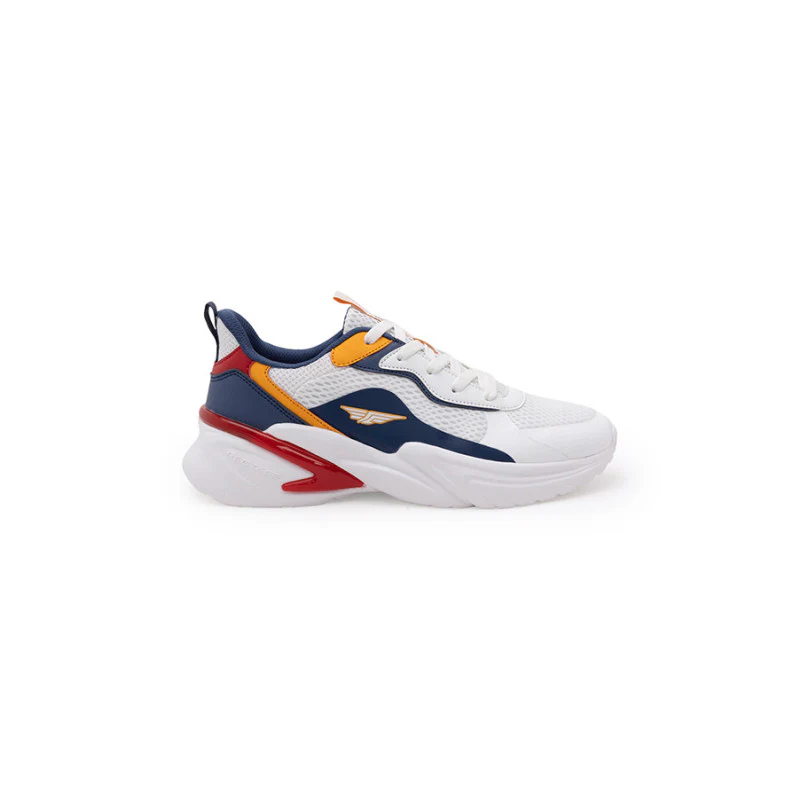 Men White Walking Shoes - Image 3